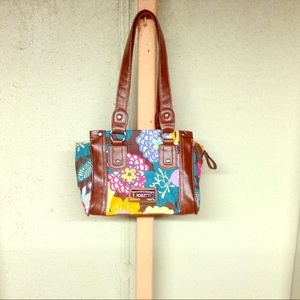 Mid Size Multi Colored Hobo Bag